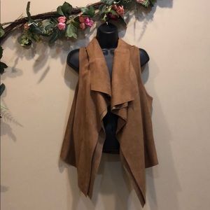 Faux Suede Vest